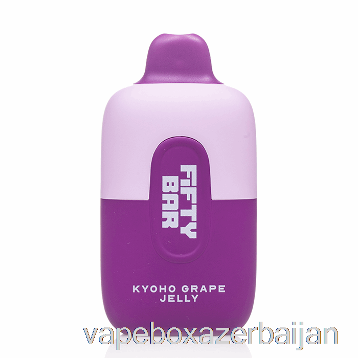 Vape Box Azerbaijan Fifty Bar 6500 Disposable Kyoho Grape Jelly
